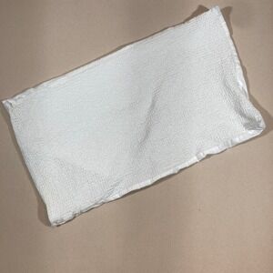 1 Quince Pillow Sham King Size White‎ Organic Cotton Textured Minimalist Luxury